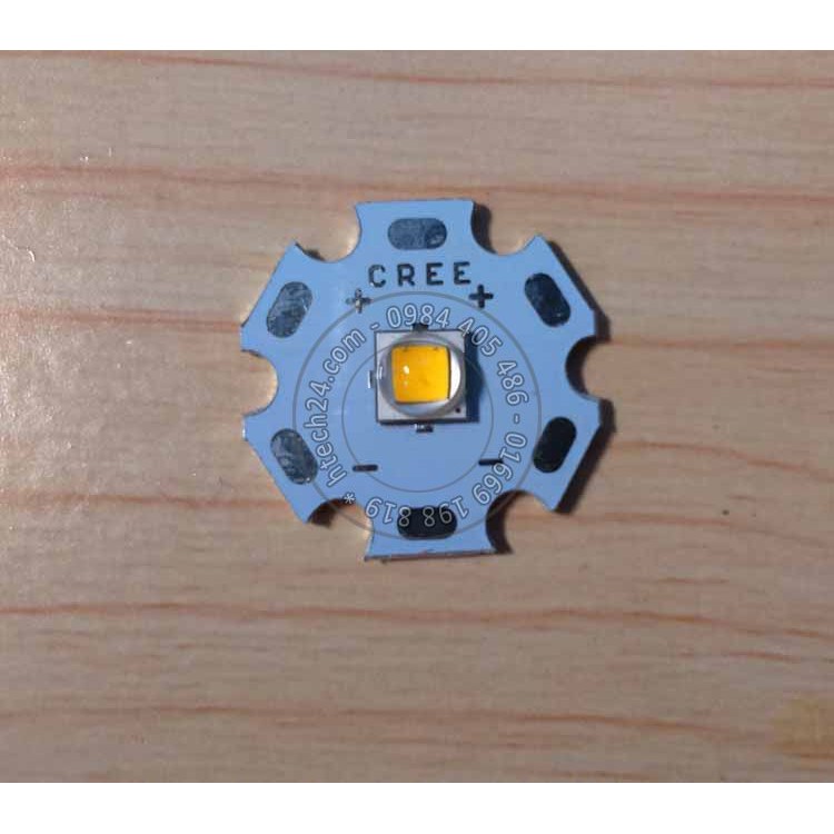 Bóng led Cree XML2 20mm, 16mm chính hãng<ánh sáng vàng>