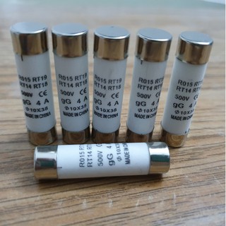 Cầu chì sứ RO15-10x38 - 1A/4A/10A/16A/20A/25A/32A -500V Hộp 10 cái