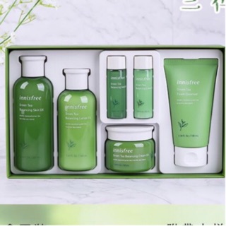 Set 6 Sản Phẩm Innisfree Green Tea Balancing Skin Care Trio Set EX