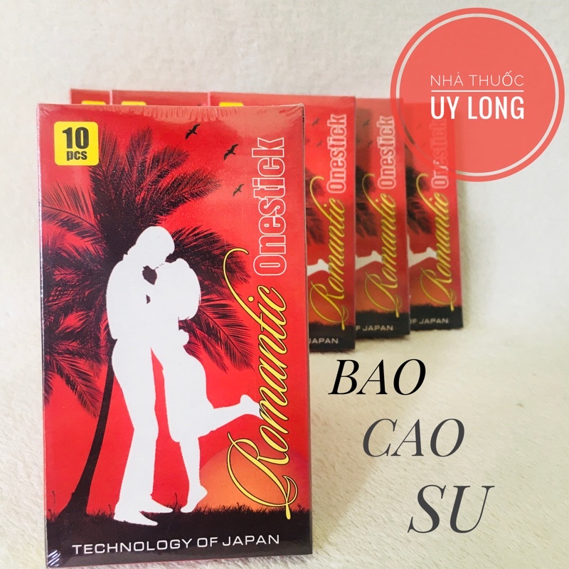 Bao Cao Su Gia Đình Romantic Onestick- hộp 10 cái, hàng chính hãng