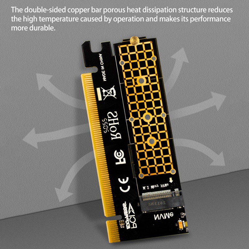 Thẻ Mở Rộng Tản Nhiệt Jeyi M.2 Nvme Pcie3.0 | BigBuy360 - bigbuy360.vn