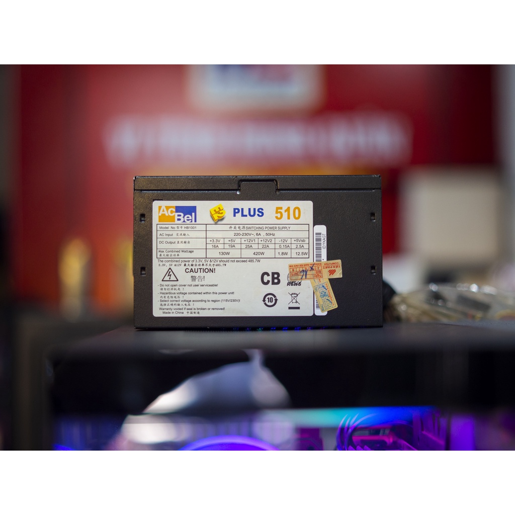 Nguồn máy tính AcBel E2510 Plus 510W