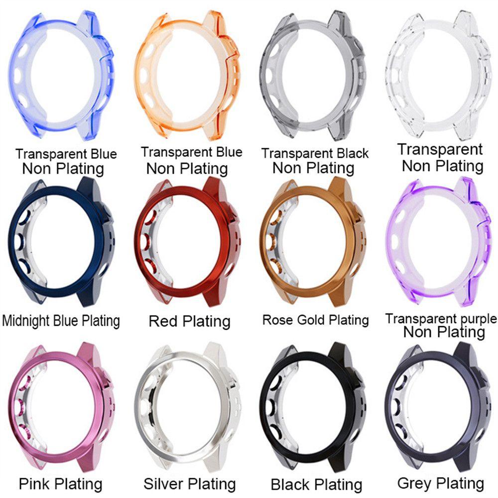 MYRONGVN Ốp TPU Mạ Chống Bụi &amp; In Vân Tay Cho Đồng Hồ Garmin Fenix 7