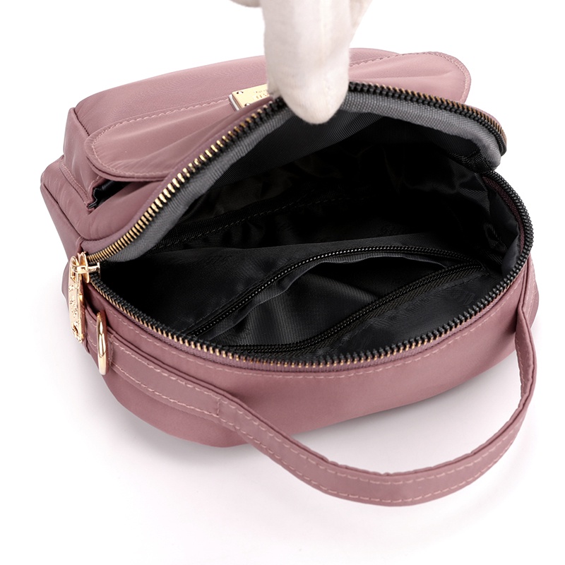 Túi Đeo Chéo Một Bên Vai Kích Thước Nhỏ Nhẹ In Họa Tiết Dành Cho Nữ Đi Du Lịch Ngoài Trời