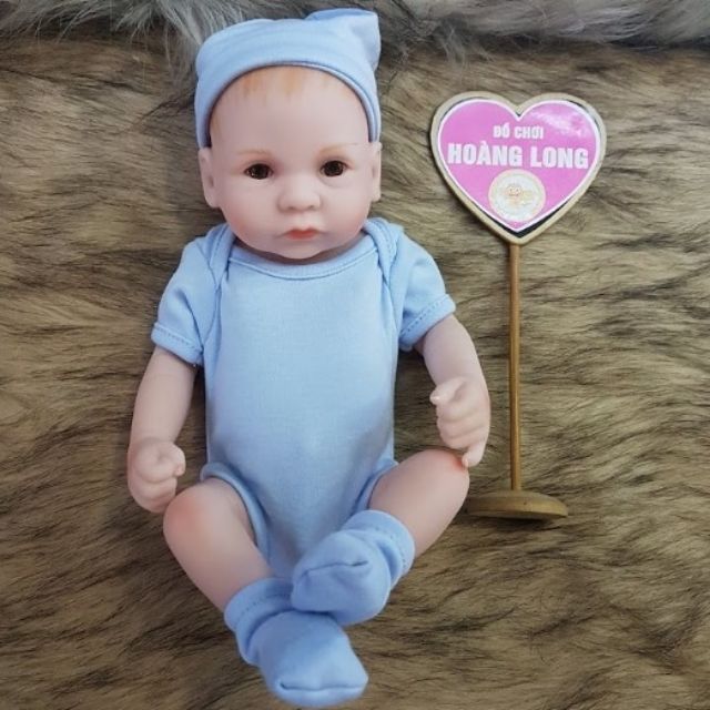 Búp bê Tái Sinh Bé Trai sơ sinh 26 CM bằng silicon - REBORN BABY Body Full Silicone Vinyl Boys 10 inch