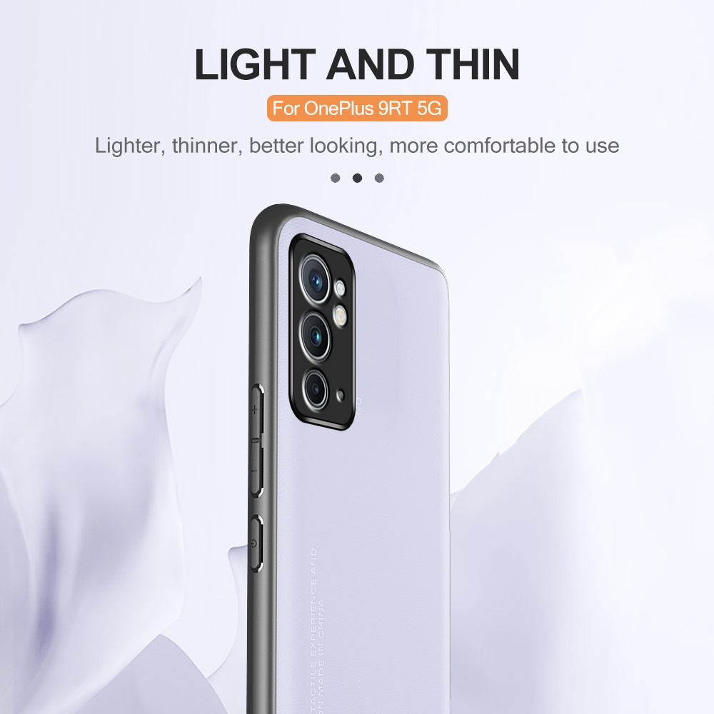 Bao da điện thoại chống sốc màu trơn cho Oneplus 9RT One Plus 9RT 9RT MT2110 6.62"