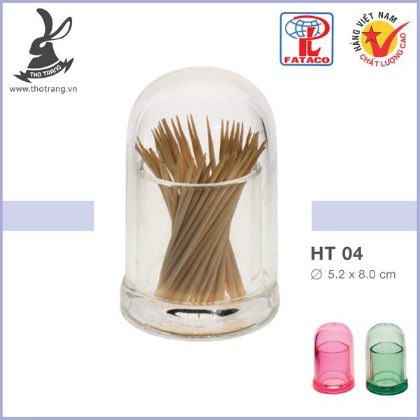 Hũ Đựng Tăm Nhựa Trong Acrylic Cao Cấp Fataco Việt Nam - Chính Hãng