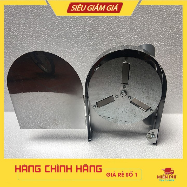 Máy thái hành tỏi sung xả ớt quay tay inox