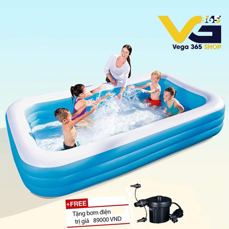 Bể bơi khủng lồ 3m8