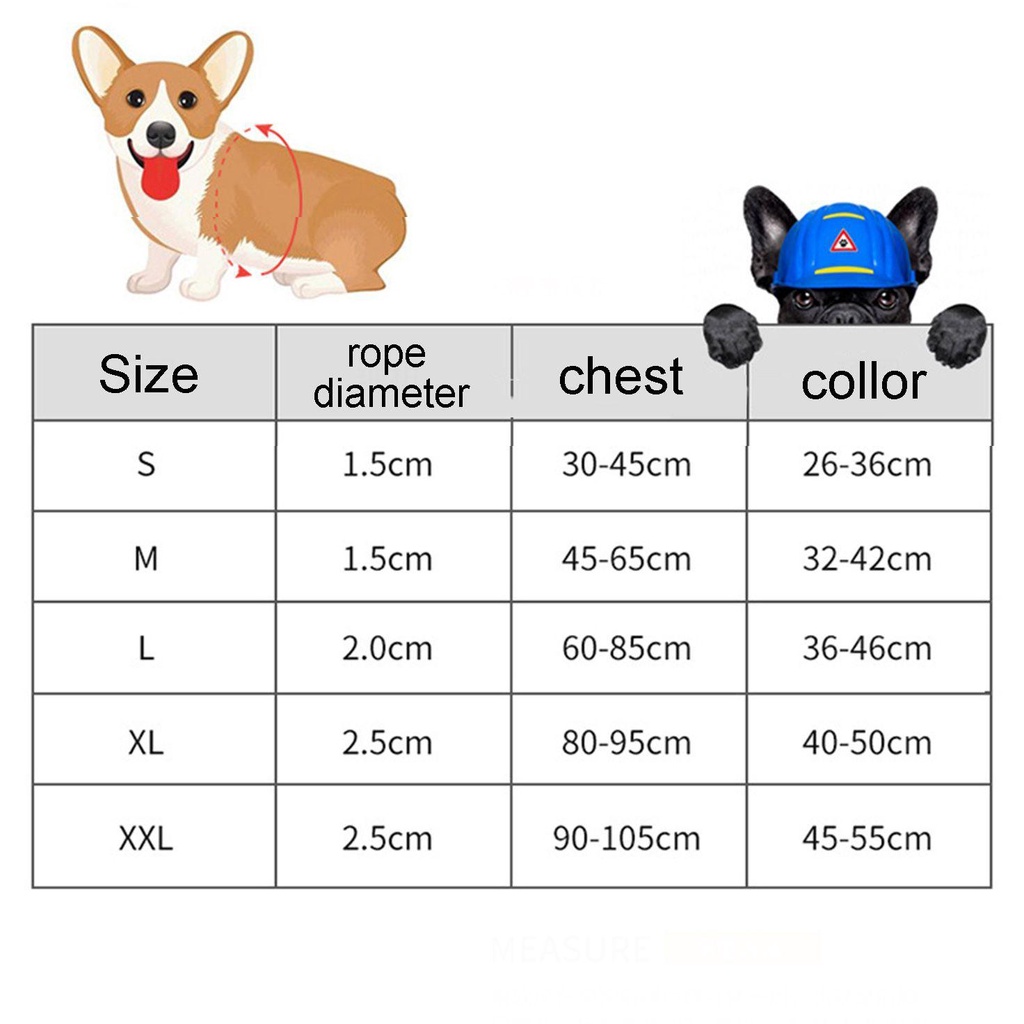 Dây Dắt Thú Cưng Đi Dạo Mềm Mại Nhiều Kích Cỡ Tiện Dụng