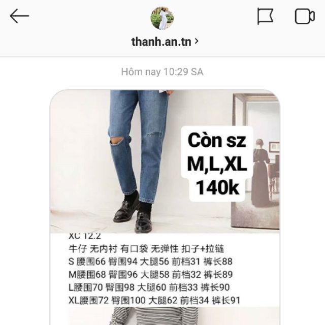 Quần xl 140