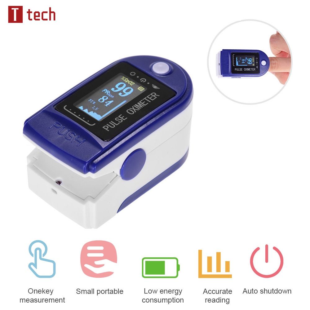 Máy đo oxy trong máu TFT finger clip oximeter pulse oximetry monitor LED four-color LK87 LK88 Máy đo nhịp tim