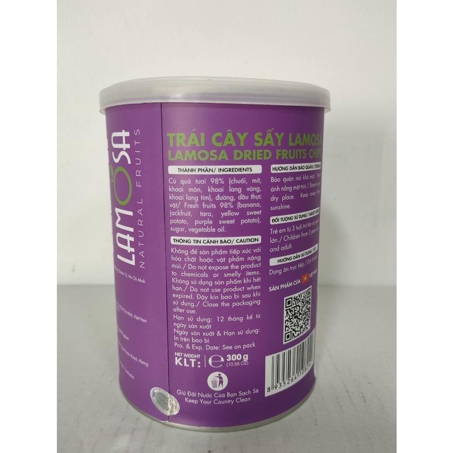 [SenXanh Foods] Trái cây sấy - LAMOSA Dried fruit chips