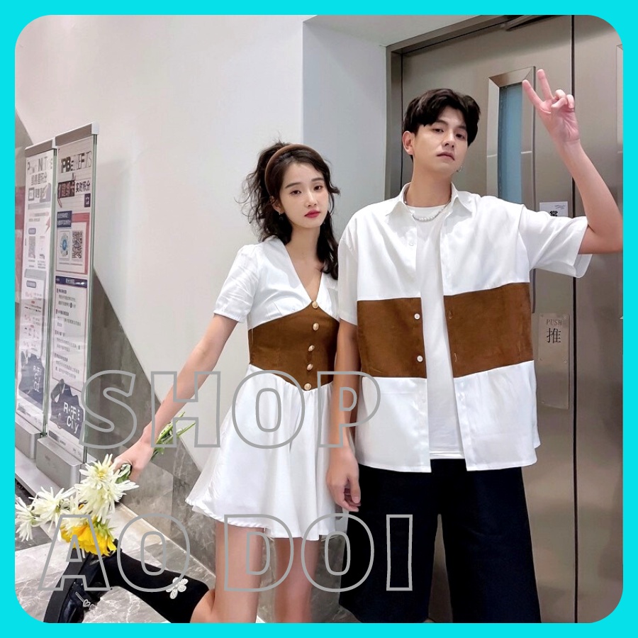 Đồ đôi nam nữ dễ thương, đồ cặp nam nữ váy áo đôi chất đẹp để chụp hình cưới, đi du lịch, đồ đôi đi biển nam nữ