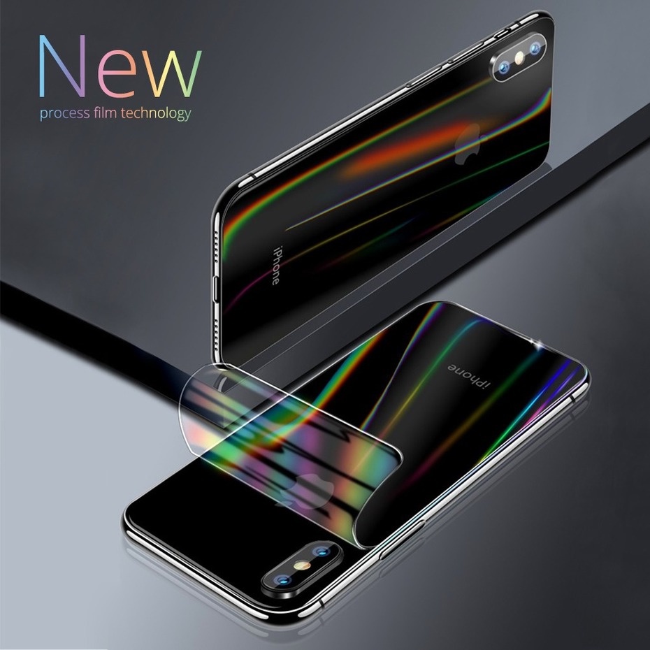 Miếng Dán Bảo Vệ Mặt Sau Điện Thoại iPhone 13 12 11 Pro Max X Xr Xs Max 8 7 6 6s Plus SE 2020 TPU