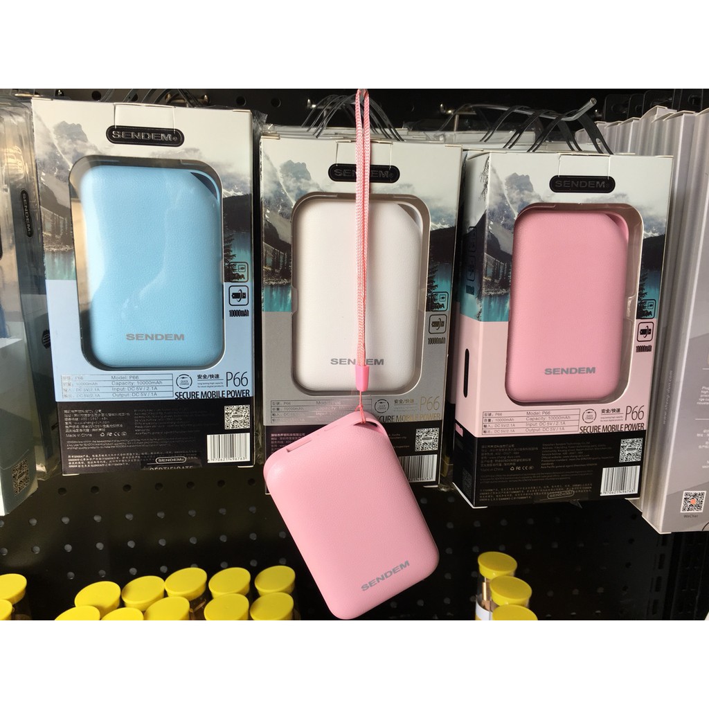 Sạc Dự Phòng Chính Hãng Sendem P300 - Dung Lượng 10000mah