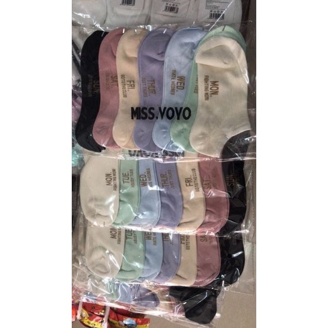 Sét 7 đôi tất cho 7 ngày dành cho bạn gái