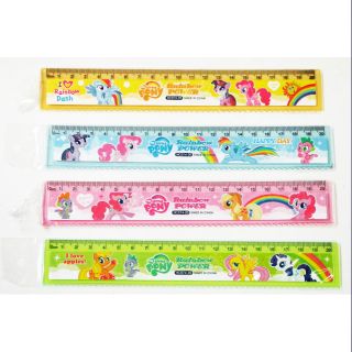 Combo 10 cây thước nhựa in hình 20cm