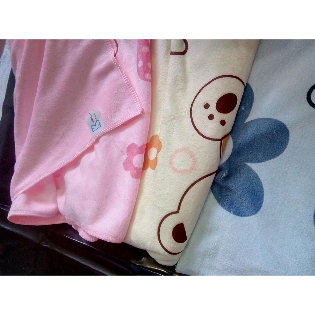 Khăn thiết kế hàn Quốc Kiba 1m, 1,4met ,1,2met
