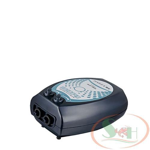 Máy Sủi Oxy Hailea Air Pump Aco-6604 Điều Chỉnh Hai Vòi