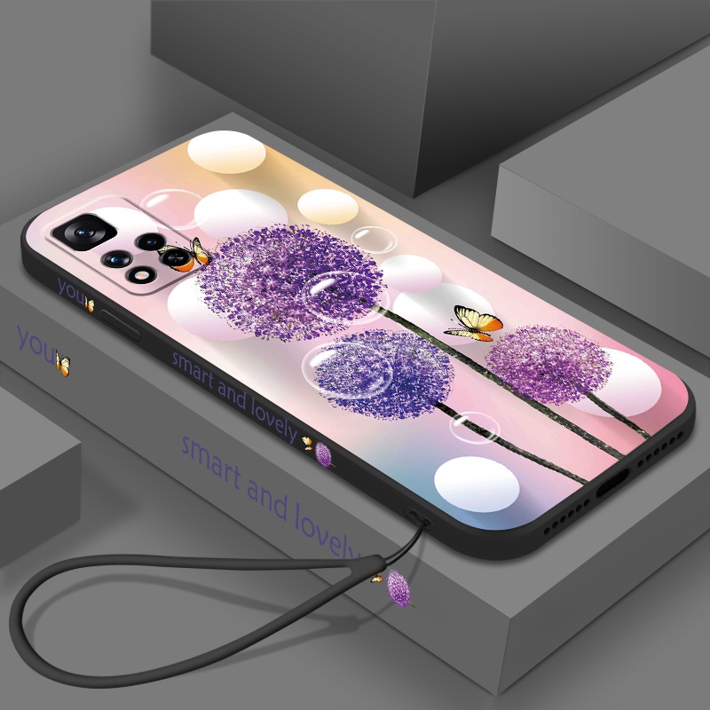 Ốp Điện Thoại Silicon Mềm Chống Sốc Họa Tiết Hoa Bồ Công Anh Cho redmi 10 redmi note 11 pro note 11s