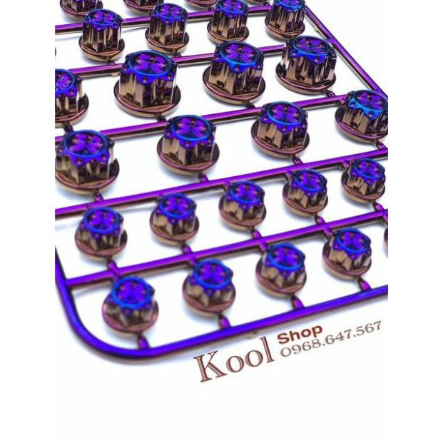 Chụp Ốc ABS Titan 7 Màu Giá 1 Bộ 30 Con Hàng Đẹp