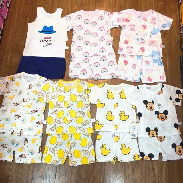 Combo Bộ cotton hình cho bé