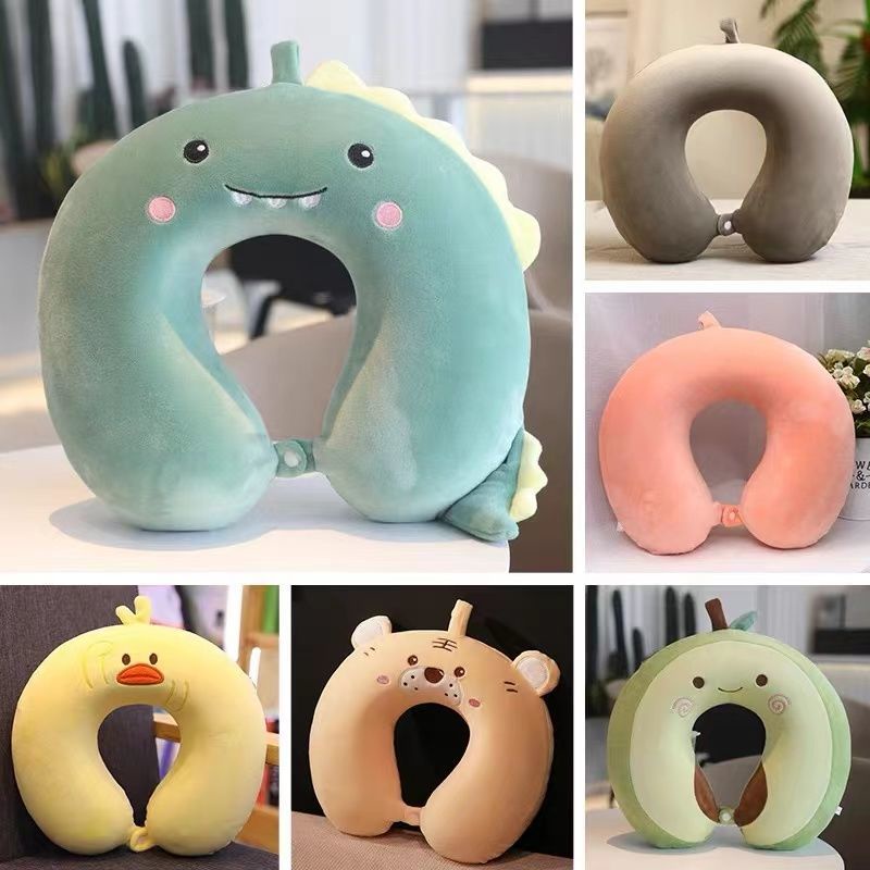 Bằng Cao Su Non Hoạt Hình Dùng Khi Đi Du Lịch / Máy Bay / Ô Tô / Tựa Đầu Cho Học Sinh br