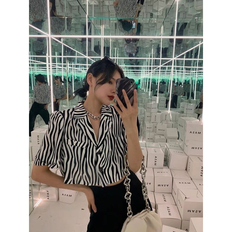 ÁO BLAZER MỎNG TAY LỬNG CROPTOP SIÊU XINH | BigBuy360 - bigbuy360.vn