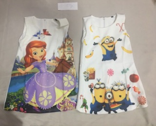 Váy ELSA/MINION cho bé gái [size 8-20kg]
