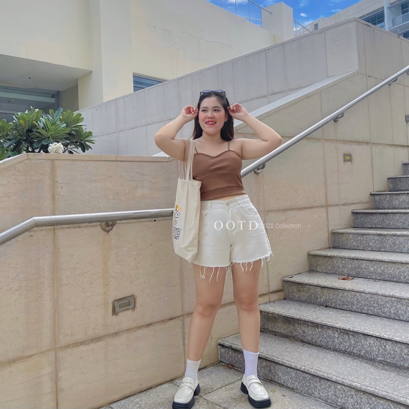 Áo bra 2 dây bigsize borip viền