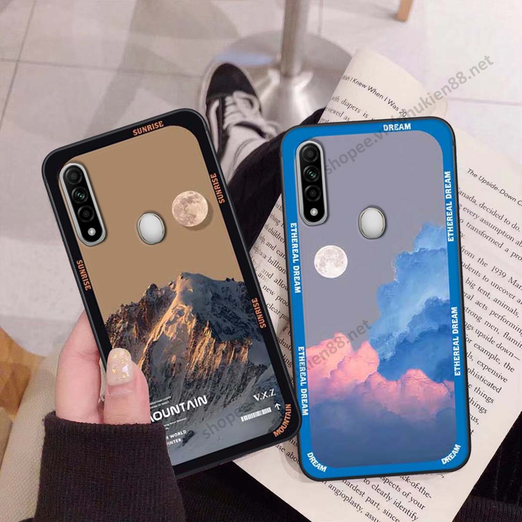 Ốp Oppo A31 hình vũ trụ, mountain, cloud phong cách cá tính
