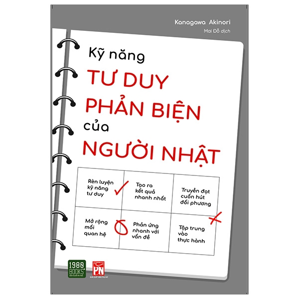 Sách - Kĩ Năng Tư Duy Phản Biện Của Người Nhật