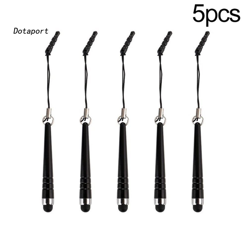 Set 5 / 10 Bút Cảm Ứng Mini Chống Bụi Cho Điện Thoại / Máy Tính Bảng