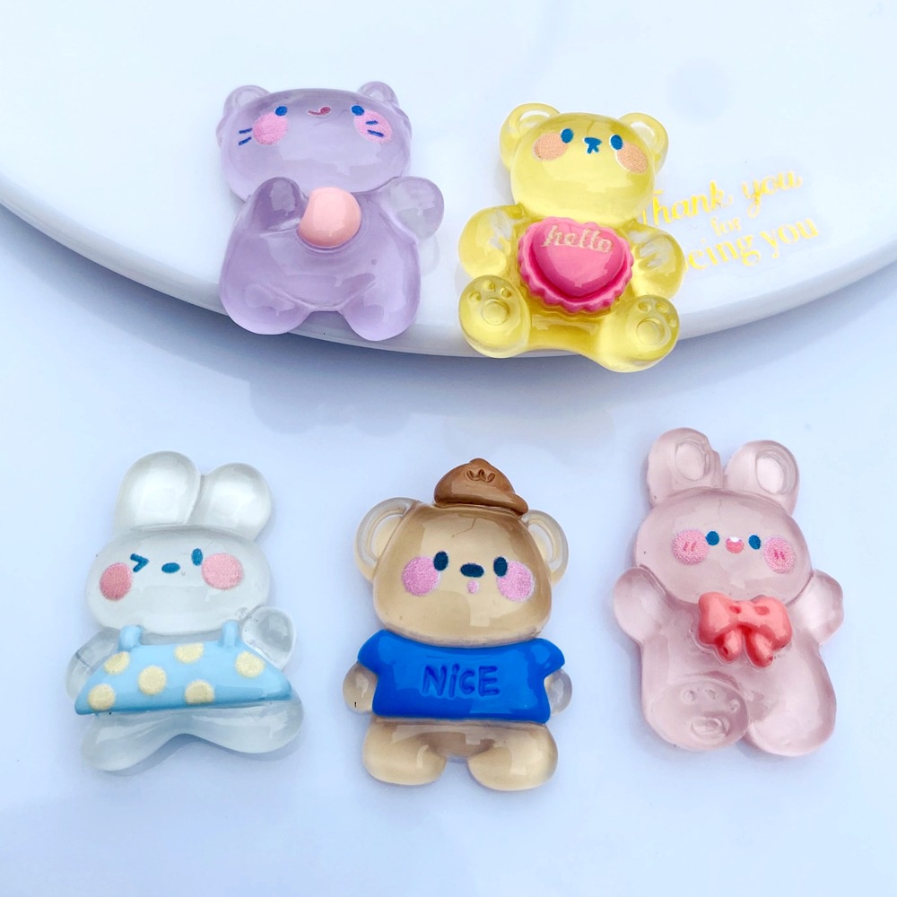 Set 10 Phụ Kiện Cài Áo Hình Động Vật Dễ Thương