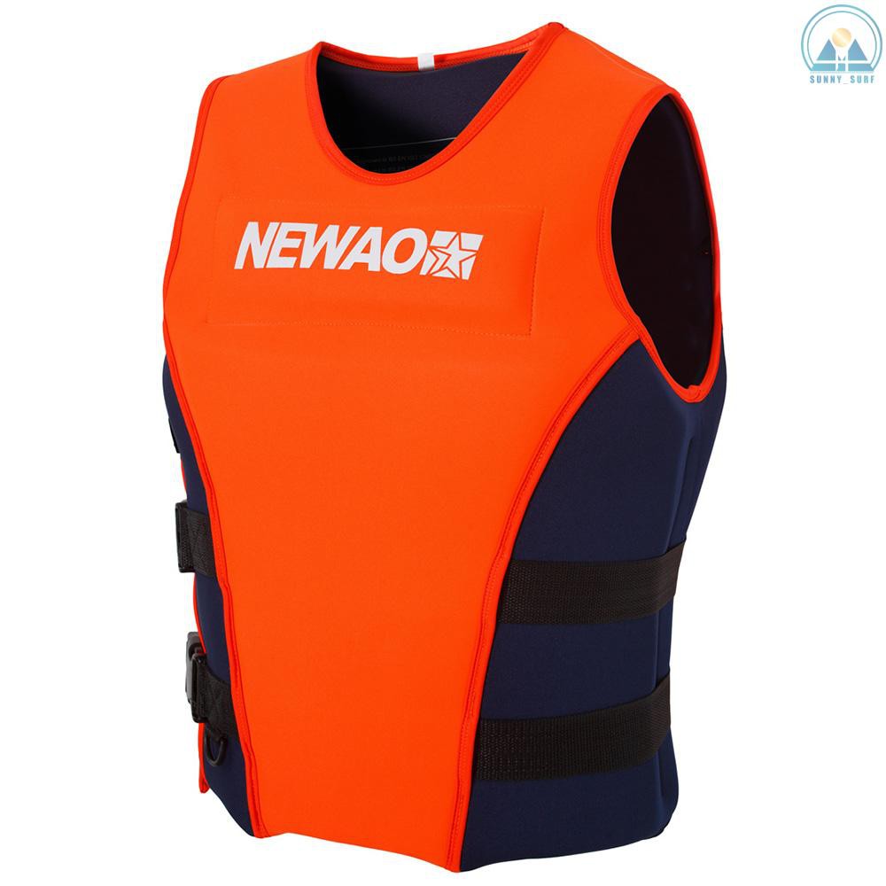 Sunny☀ Adults Life Jacket Neoprene Safety Life Vest for Water Ski Wakeboard Swimming