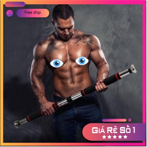 Thanh Xà Đơn Gắn Tường chịu trọng lực tốt lên tới 100kg - Dụng cụ tập gym tại nhà