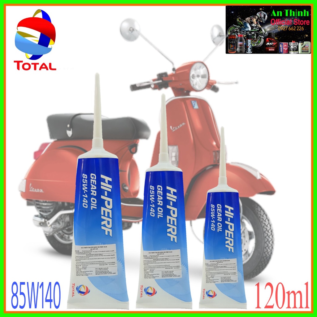 Nhớt Hộp Số - Nhớt Lap Chống Hú Total Hi-perf API GL-5 85W140 120ml - Thương Hiệu Pháp.