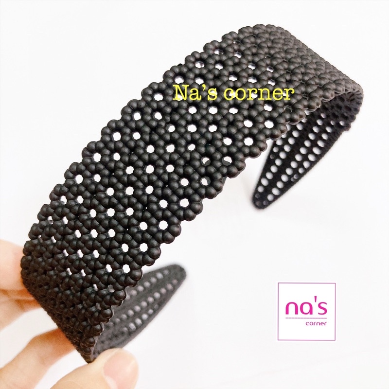 Cài tóc bờm tóc đơn giản nhựa lưới