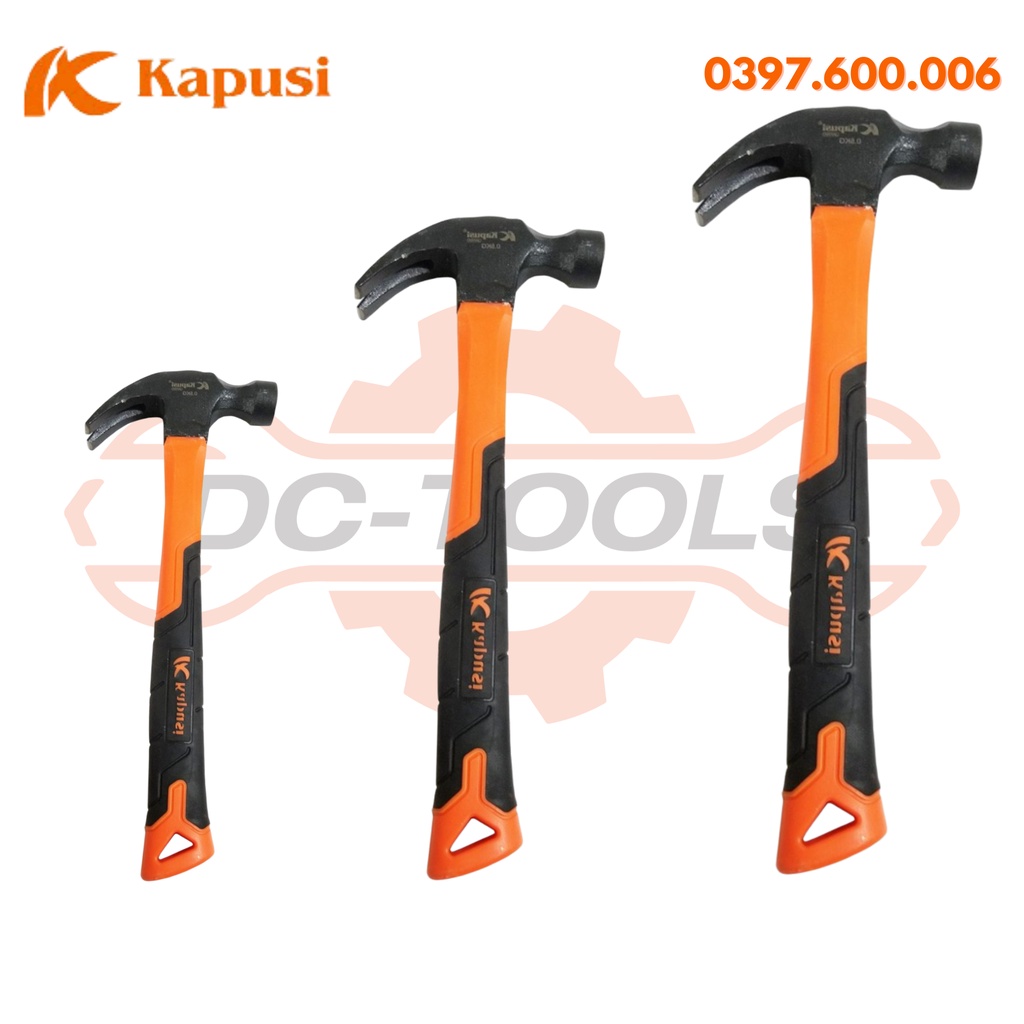 BỘ BÚA NHỔ ĐINH, BÚA GIA ĐÌNH, DỤNG CỤ BÚA (KAPUSI) - 250G 0.25KG 0.5KG 0.75KG CHÍNH HÃNG DC-TOOLS