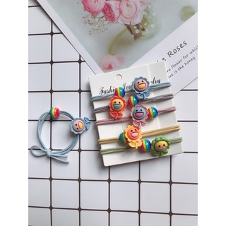 [P43] Dây Buộc Tóc / Cột Tóc Hoa Xinh