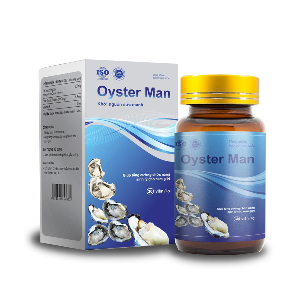 Hàu Oyster Man Tăng Cường Sinh Lý Nam Giới (Hộp 30 Viên) | BigBuy360 - bigbuy360.vn