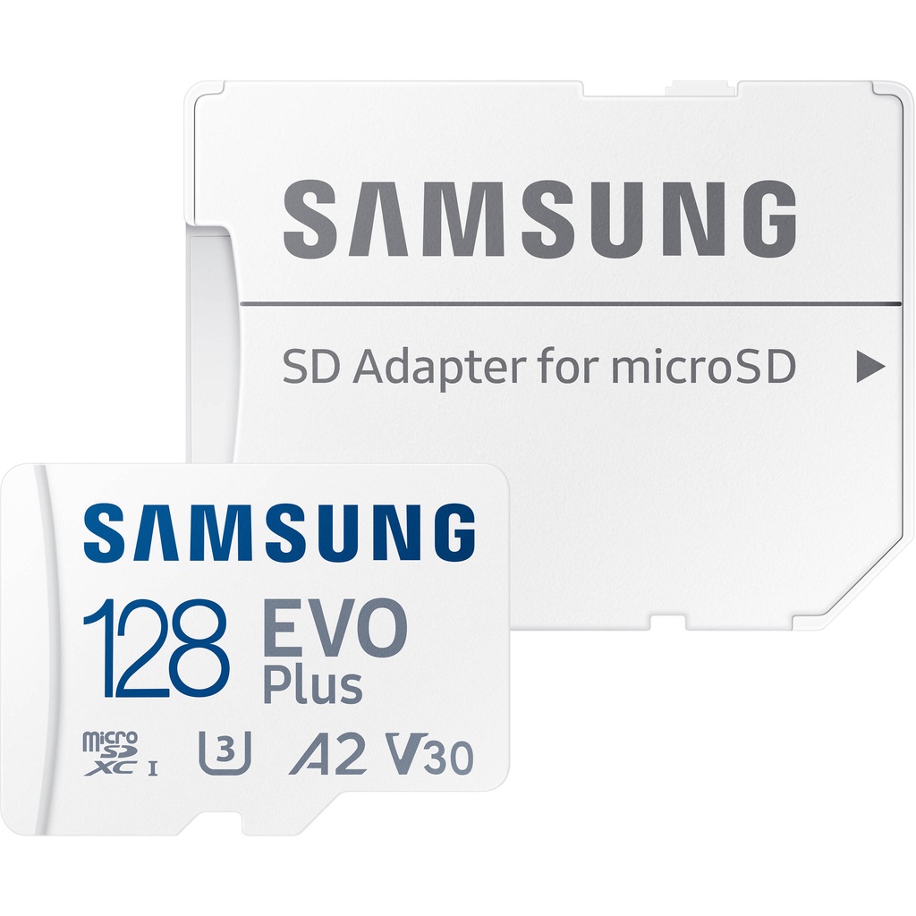 Thẻ nhớ MicroSDXC Samsung EVO Plus 128GB U3 4K - W90MB-R100MB With Adapter