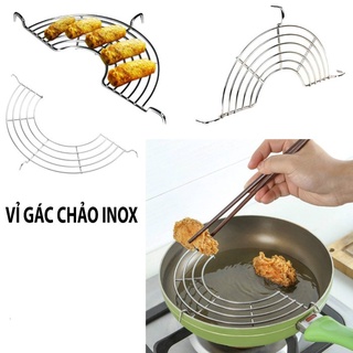 Vỉ Vouller Gác Chảo Rán Inox