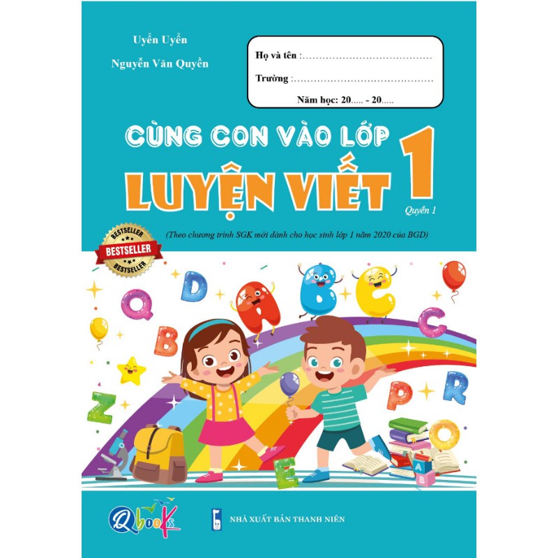 Sách - Combo Cùng Con Vào Lớp 1 Môn Toán và Luyện Viết (2 cuốn)