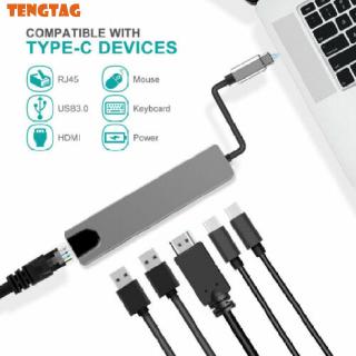 Bộ Chia Cổng Usb Type C Đa Năng 6 Trong 1