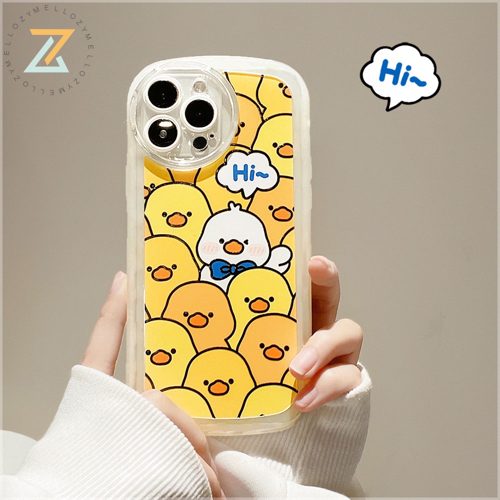 Zymello Ốp lưng VIVO Y21 V23 5G Y15S Y15A Y12S Y33S Y20 Y50 Y30 Y30i Y12A Y11 Y12 Y33T Y21T Y21S Y15 Y17 Y20S Y20i Y91C Y1S V20 Pro Vỏ điện thoại silicon hình con vịt dễ thương mới