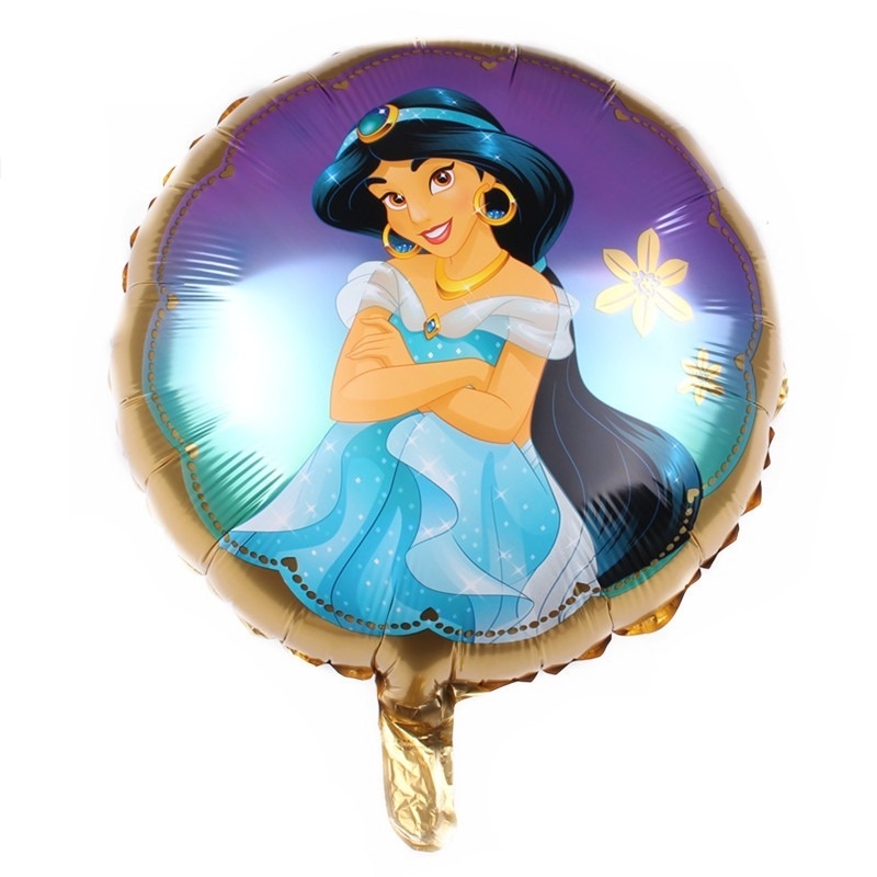 Bong Bóng Tròn 18 Inch In Hình Công Chúa Disney Xinh Xắn Trang Trí Tiệc Sinh Nhật Cho Bé