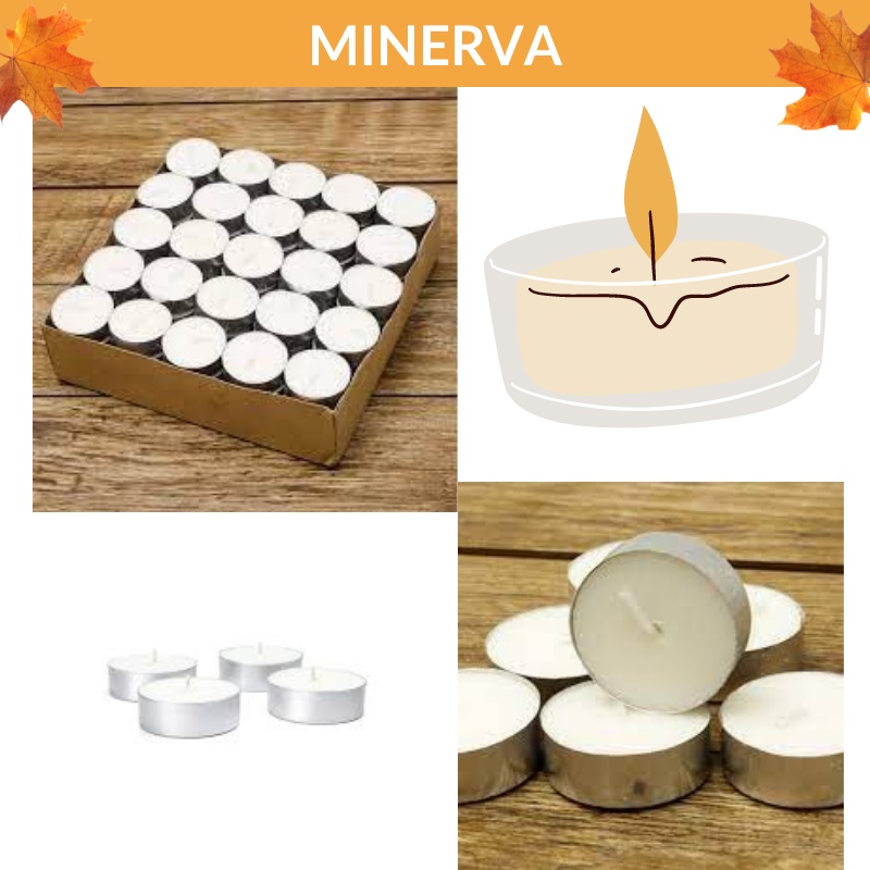 [TRANG TRÍ] 5 viên nến tealight không mùi không khói cháy 4 giờ