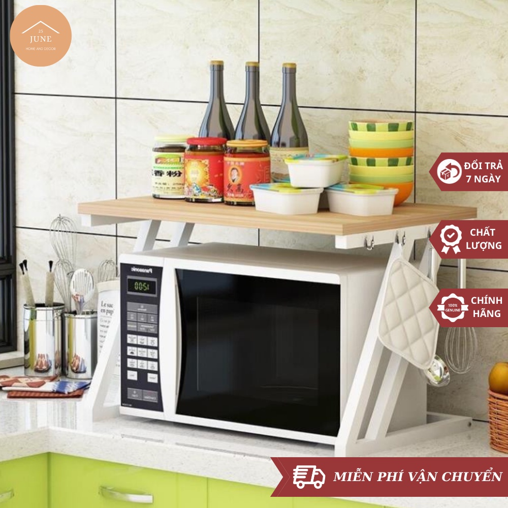 ⛔MIỄN PHÍ VẬN CHUYỂN⛔Kệ Lò Vi Sóng Để Sàn 2 Tầng Chữ Z Gọn Tiện